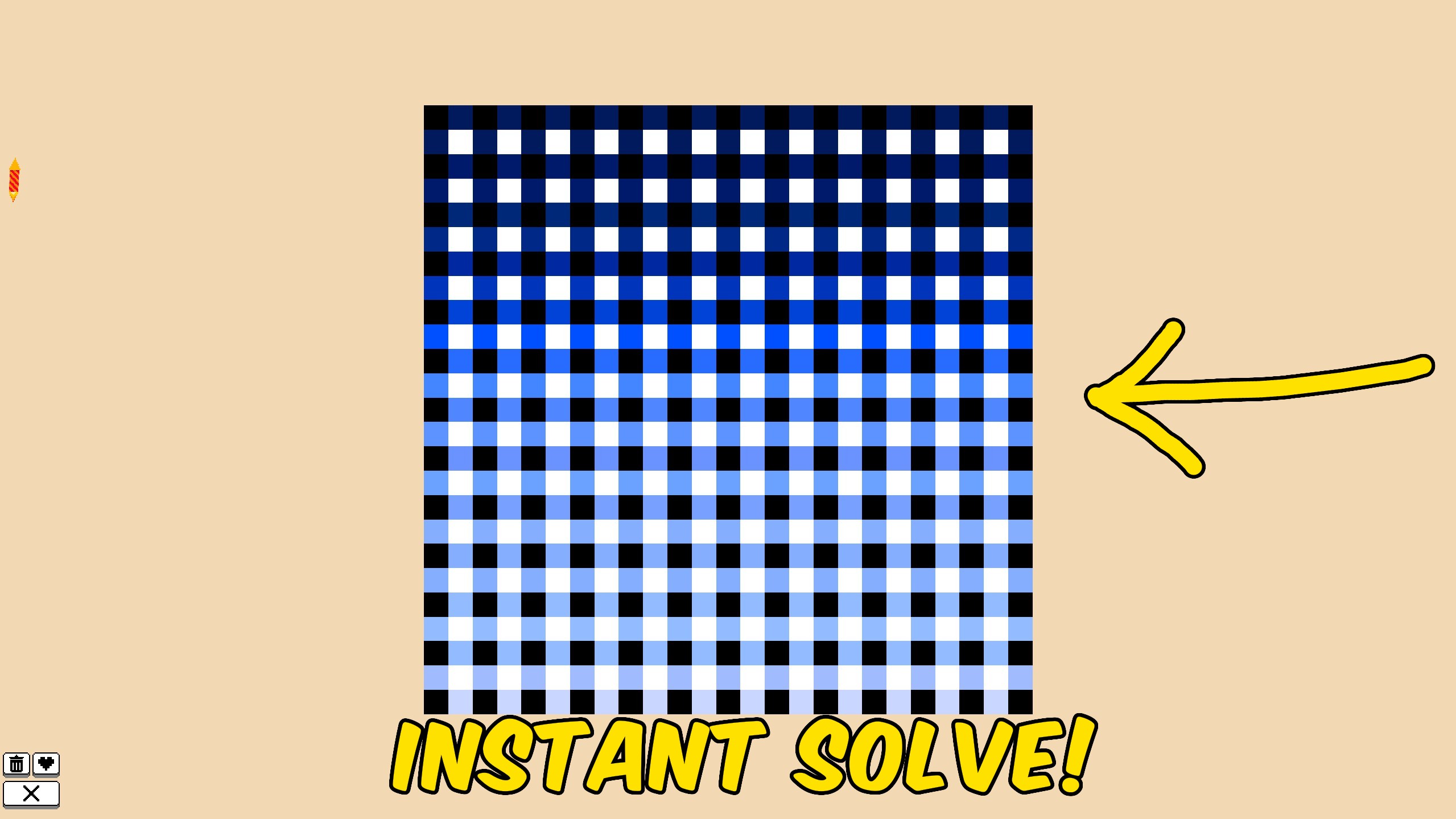 Coloring Pixels — Instant Solve